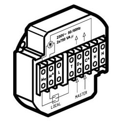 Legrand Jalousierelais-Einsatz, 230V, 1 Wechsler, 46,4x49x25,8mm, 775749... LEGRAND-775749 3245067757499 (Abb. 1)