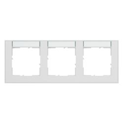 Legrand SEANO+ 3-fach Rahmen horizontal, 87x229x9,8mm, Thermoplast, Ultraweiß... LEGRAND-765893 3414972547604 (Abb. 1)