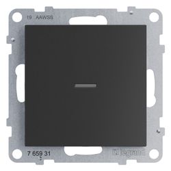 Legrand Vernetzter Schalter Seano with Netatmo, 150W, Unterputz, Anthrazit, 765931... LEGRAND-765931 3414972637381 (Abb. 1)