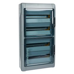 Legrand Feuchtraumverteiler Plexo³, 4-reihig, 72 Module, IP65, IK09, 822x448x161mm, Kun... LEGRAND-601988 3245066019888 (Abb. 1)