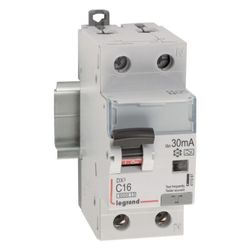 Legrand FI/LS-Schalter DX3 C 16A, 1P+N, 6kA, 30mA, Typ A, 230V, 2TE... LEGRAND-411061 3414970351821 (Abb. 1)