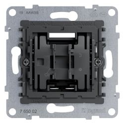 Legrand 2-poliger Schalter SEANO, 10AX, Schraubklemme, Unterputz, 72,9x72,9x40,8mm, 765... LEGRAND-765002 3414972546959 (Abb. 1)