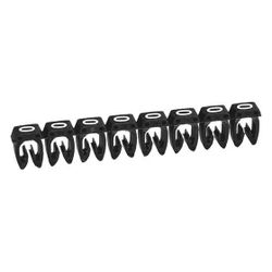 Legrand Kennzeichnungssystem CAB 3 Ziffer 0, 0,5-1,5mm2, 5x3mm, Kunststoff, Schwarz, 03... LEGRAND-038210 3245060382100 (Abb. 1)