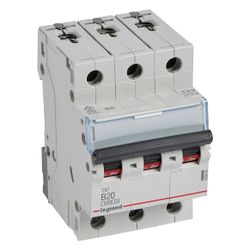 Legrand Leitungsschutzschalter TX3 B20A, 3-polig, 6kA, 400V, 3TE, 403403... LEGRAND-403403 3414970387561 (Abb. 1)