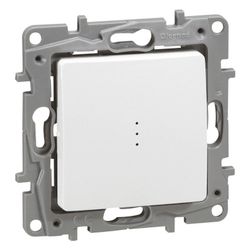 Legrand Niloe Kontroll-Wechselschalter, 16A, 250V, IP31, 76x76x34mm, Kunststoff, Ultraw... LEGRAND-664716 3245066647166 (Abb. 1)