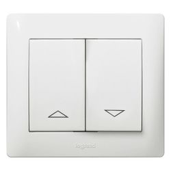Legrand Jalousiewippe Galea Life 777014, mit Pfeilsymbolen, Thermoplast, Ultraweiß... LEGRAND-777014 3245067770146 (Abb. 1)