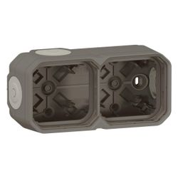 Legrand Aufputzgehäuse Plexo New 069602L, IP44, Thermoplast, Anthrazit, 155x82x57mm... LEGRAND-069602L 3414971879874 (Abb. 1)
