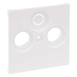 Legrand SEANO Abdeckung TV-R-SAT, Unterputz, Kunststoff, Ultraweiß, 765156... LEGRAND-765156 3414972544986 (Abb. 1)