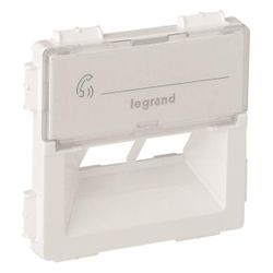 Legrand Abdeckung Valena Life für Rutenbeck 2xRJ45, Unterputz, Kunststoff, Ultraweiß, 7... LEGRAND-755380 3414970459930 (Abb. 1)