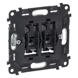 Legrand Doppelwechseltaster Valena In'Matic, 6A, 250V, Unterputz, Kunststoff, Weiß, 752... LEGRAND-752018 3414970458810 (Abb. 1)