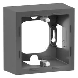 Legrand Aufputzgehäuse SEANO 1-fach, 88,5x88,5x43,3mm, Thermoplast, Anthrazit... LEGRAND-765498 3414972542265 (Abb. 1)