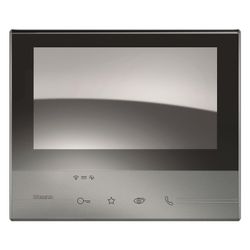 Legrand BTicino Video-Hausstation CLASSE 300 X13E, 7" LCD-Touch, Aufputz, Schwarz, 3446... LEGRAND-344643 8005543561454 (Abb. 1)