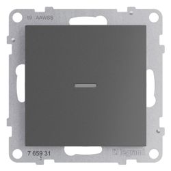 Legrand Vernetzter Schalter Seano with Netatmo, 150W, Unterputz, Anthrazit, 765931... LEGRAND-765931 3414972637381 (Abb. 1)