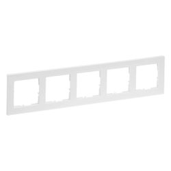 Legrand Abdeckrahmen SEANO+ 5-fach, 86x371x10mm, Kunststoff, Ultraweiß... LEGRAND-765185 3414972549288 (Abb. 1)
