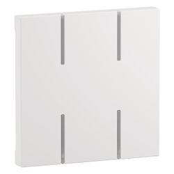 Legrand Tastenabdeckung Seano 2-modulig, 55,5x55,5x6,7mm, Kunststoff, Ultraweiss, 76561... LEGRAND-765614 3414972617529 (Abb. 1)
