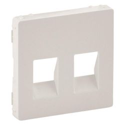 Legrand Abdeckung Valena Life für 2-fach Lautsprecherdose, Kunststoff, Ultraweiß, 75537... LEGRAND-755370 3414970459695 (Abb. 1)