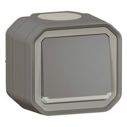 Legrand Kontroll-Wechselschalter Plexo New, 10AX, IP55, IK08, Anthrazit... LEGRAND-069721L 3414972110341 (Abb. 1)