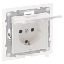 Legrand Schutzkontakt-Steckdose SEANO 765124, 16 A, 250 V, IP44, Kunststoff, Ultraweiß... LEGRAND-765124 3414972550451 (Abb. 1)