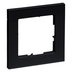 Legrand 1-fach Rahmen SEANO+, 86x86x10mm, Kunststoff, Schwarz lackiert, 765381... LEGRAND-765381 3414972548137 (Abb. 1)