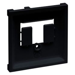 Legrand Abdeckung SEANO Zentralplatte, Unterputz, Kunststoff, Schwarz, 56,7x56,7x9,7mm,... LEGRAND-765355 3414972545761 (Abb. 1)