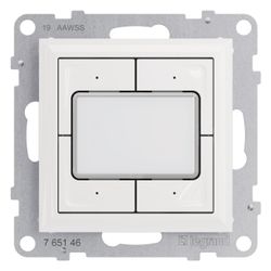 Legrand Szenentaster Seano MyHome, 4 Kanäle, Unterputz, Kunststoff, Ultraweiss, 765612... LEGRAND-765612 3414972617185 (Abb. 1)