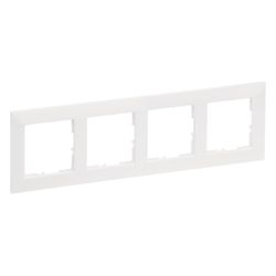 Legrand Abdeckrahmen SEANO 4-fach, 87x301mm, Kunststoff, Ultraweiß... LEGRAND-765174 3414972549875 (Abb. 1)