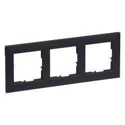 Legrand 3-fach Rahmen SEANO, 87x229mm, Thermoplast, Anthrazit, 765473... LEGRAND-765473 3414972549752 (Abb. 1)