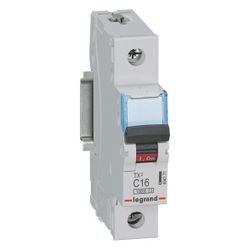 Legrand Leitungsschutzschalter TX3 C 16A, 1-polig, 10kA, 1TE, Grau, 404171... LEGRAND-404171 3414970393555 (Abb. 1)