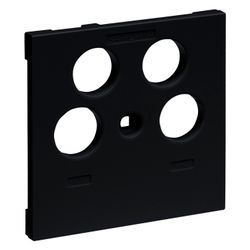 Legrand SEANO Abdeckung TV-R-SAT-SAT, Unterputz, Kunststoff, Schwarz, 765357... LEGRAND-765357 3414972545167 (Abb. 1)