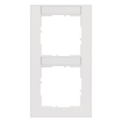 Legrand Abdeckrahmen SEANO+ 2-fach vertikal, 158x87x9,8mm, Kunststoff, Ultraweiß... LEGRAND-765992 3414972547574 (Abb. 1)