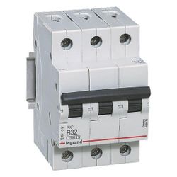 Legrand Leitungsschutzschalter RX3 B32A, 3-polig, 6kA, 400V, 3TE, Grau, 419172... LEGRAND-419172 3414970367358 (Abb. 1)
