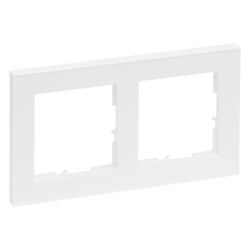 Legrand 2-fach Rahmen SEANO+, 86x157mm, Kunststoff, Ultraweiß, 765182... LEGRAND-765182 3414972548328 (Abb. 1)
