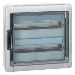 Legrand Feuchtraumverteiler Plexo³, 2-reihig, 36 Module, IP65, IK09, 432x448x161mm, Kun... LEGRAND-601986 3245066019864 (Abb. 1)