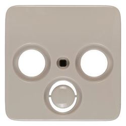 Legrand Abdeckung Antennen-Steckdose Creo 776082, 56,5x56,5x15mm, Thermoplast, Mandelwe... LEGRAND-776082 3245067760826 (Abb. 1)
