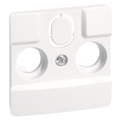 Legrand TV-R-SAT-Abdeckung Niloe, 2-/3-Loch, Unterputz, Kunststoff, Ultraweiß, 664767... LEGRAND-664767 3245066647678 (Abb. 1)