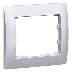 Legrand Rahmen 1-fach Galea Soft, 83x91x12mm, Kunststoff, Aluminium, 771301... LEGRAND-771301 3245067713013 (Abb. 1)