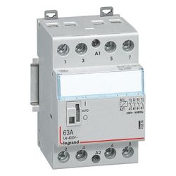 Legrand Installationsschütz CX3 412556, 230V, 63A, 4S, mit Handschalter... LEGRAND-412556 3245064125567 (Abb. 1)