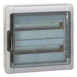 Legrand Feuchtraumverteiler Plexo³, 2-reihig, 36 Module, IP65, IK09, 432x448x161mm, Kun... LEGRAND-601986 3245066019864 (Abb. 1)
