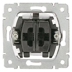 Legrand Serienschalter-Einsatz 775805, 2-fach, 10AX 250V, Unterputz, 71x71x32,5mm... LEGRAND-775805 3245067758052 (Abb. 1)