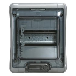 Legrand Feuchtraumverteiler Plexo³ 601976, 1-reihig, 6 Module, IP65, IK09, Kunststoff, ... LEGRAND-601976 3245066019765 (Abb. 1)