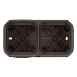 Legrand Aufputzgehäuse Plexo New 069602L, IP44, Thermoplast, Anthrazit, 155x82x57mm... LEGRAND-069602L 3414971879874 (Abb. 1)
