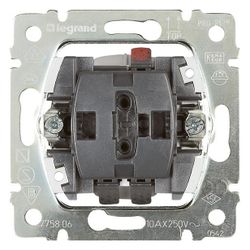 Legrand Kreuzschalter-Einsatz, 10A, 250V, 71x71x32,5mm, 775807... LEGRAND-775807 3245067758076 (Abb. 1)