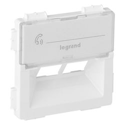 Legrand Abdeckung Valena Life für Rutenbeck 2xRJ45, Unterputz, Kunststoff, Ultraweiß, 7... LEGRAND-755380 3414970459930 (Abb. 1)
