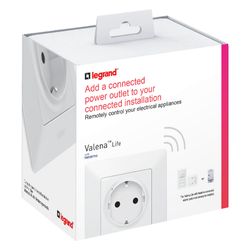 Legrand Funk-Steckdose Valena Life with Netatmo, 16A, Unterputz, 86x86x45mm, Kunststoff... LEGRAND-752194 3414971154438 (Abb. 1)
