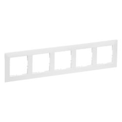 Legrand 5-fach Rahmen SEANO, 87x372mm, Kunststoff, Ultraweiß, 765175... LEGRAND-765175 3414972550024 (Abb. 1)