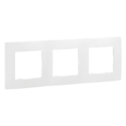 Legrand Niloe Rahmen 3-fach, 86x228x10mm, Thermoplast, Ultraweiß, 665003... LEGRAND-665003 3245066650036 (Abb. 1)