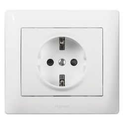 Legrand Steckdose Galea 771063, 16A 250V, Unterputz, Thermoplast, Weiß... LEGRAND-771063 3245067710630 (Abb. 1)