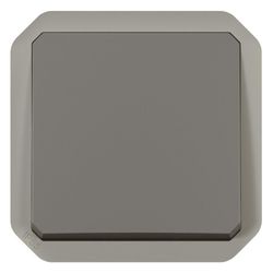 Legrand Taster Plexo New, 10A, 250V, IP55, IK08, Kunststoff, Anthrazit, 069841L... LEGRAND-069841L 3414971883642 (Abb. 1)
