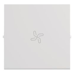 Legrand Wippe SEANO, Lüftersymbol, Kunststoff, Ultraweiß, 765114... LEGRAND-765114 3414972542852 (Abb. 1)
