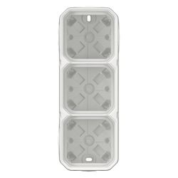 Legrand Aufputzgehäuse Plexo New 3fach, IP44, Thermoplast, Ultraweiß, 069688L... LEGRAND-069688L 3414971881488 (Abb. 1)